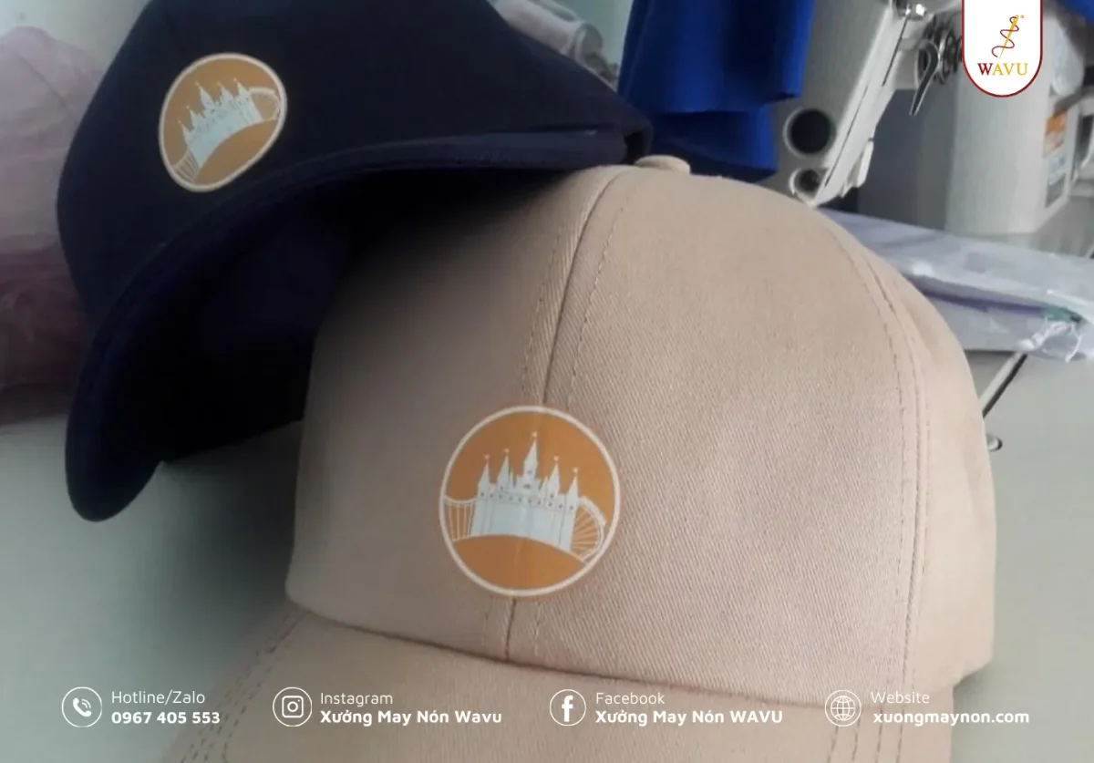 Nón kết in decal