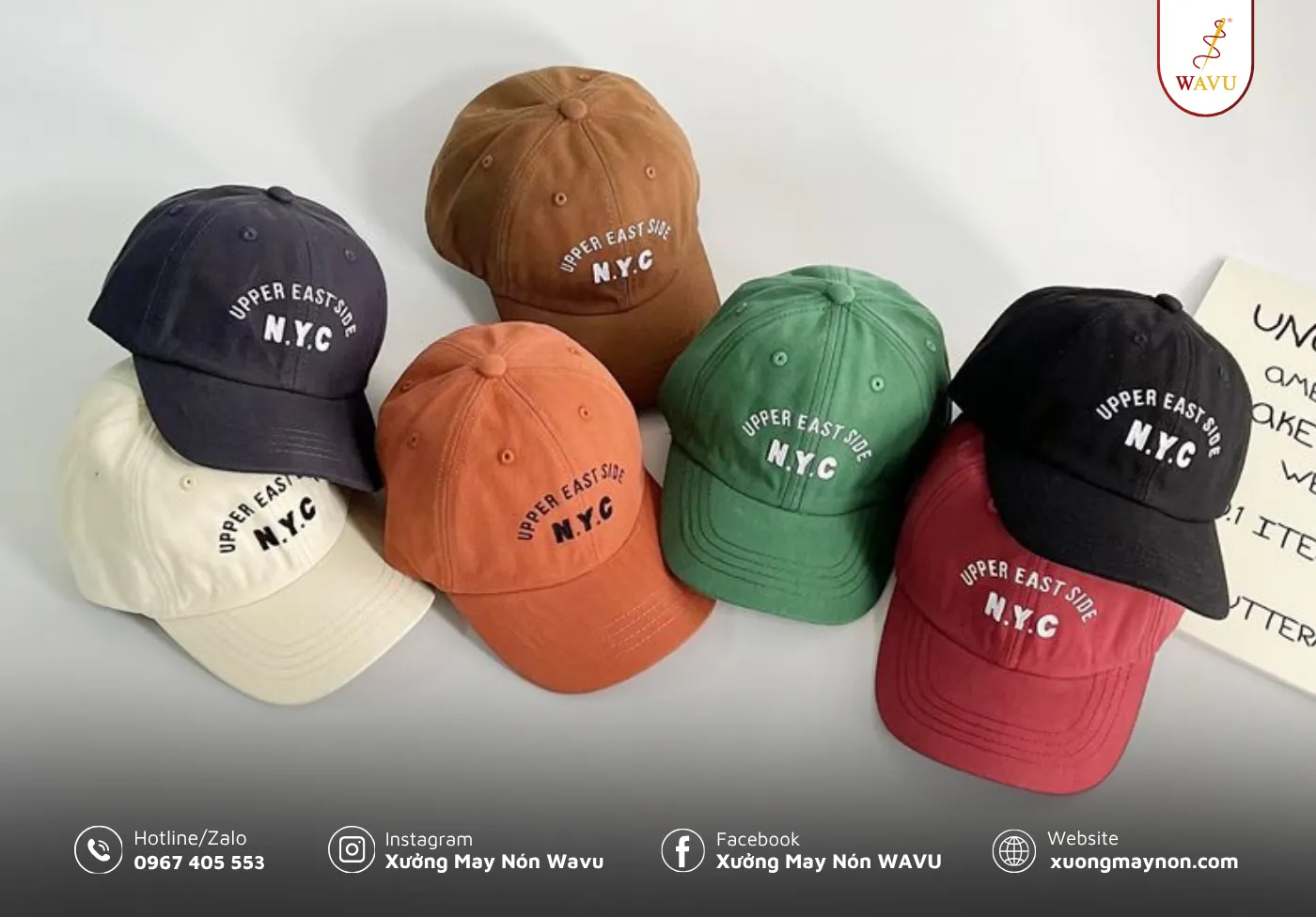 Một số form nón kết thông dụng