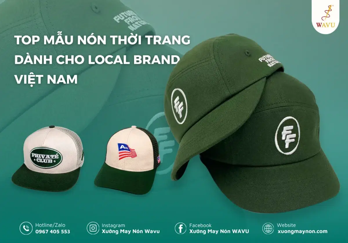 Nón thời trang dành cho local brand