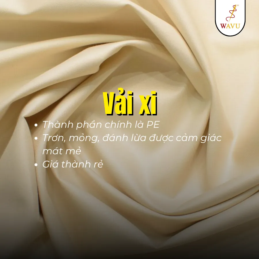 Chất liệu vải xi