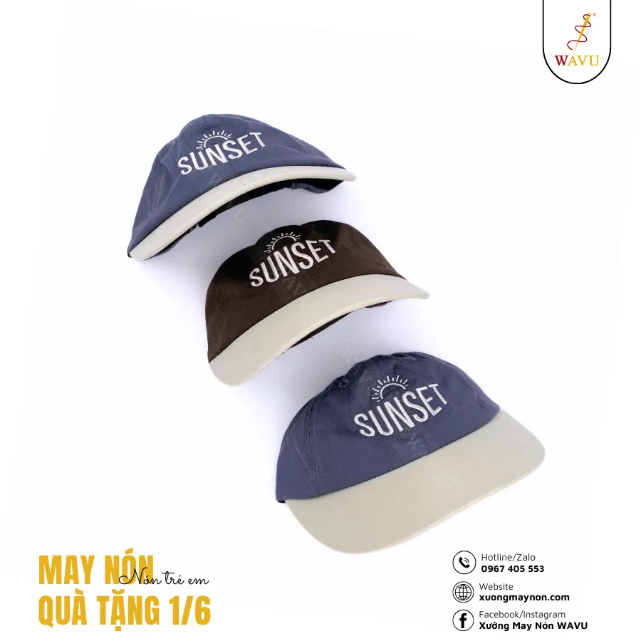 Mũ lưỡi trai trẻ em