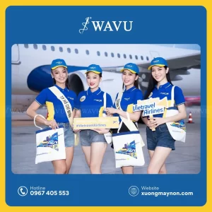 Đối tác may nón đồng phục Vietravel Airlines