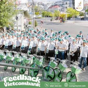 Đối tác may nón đồng phục Vietcombank