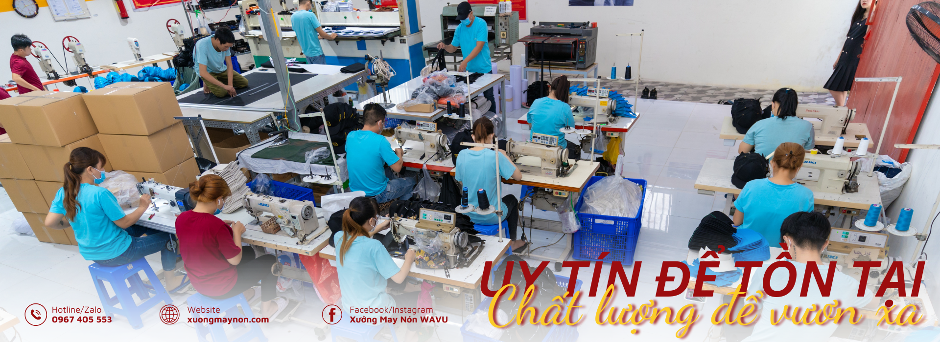 Cơ sở sản xuất nón uy tín