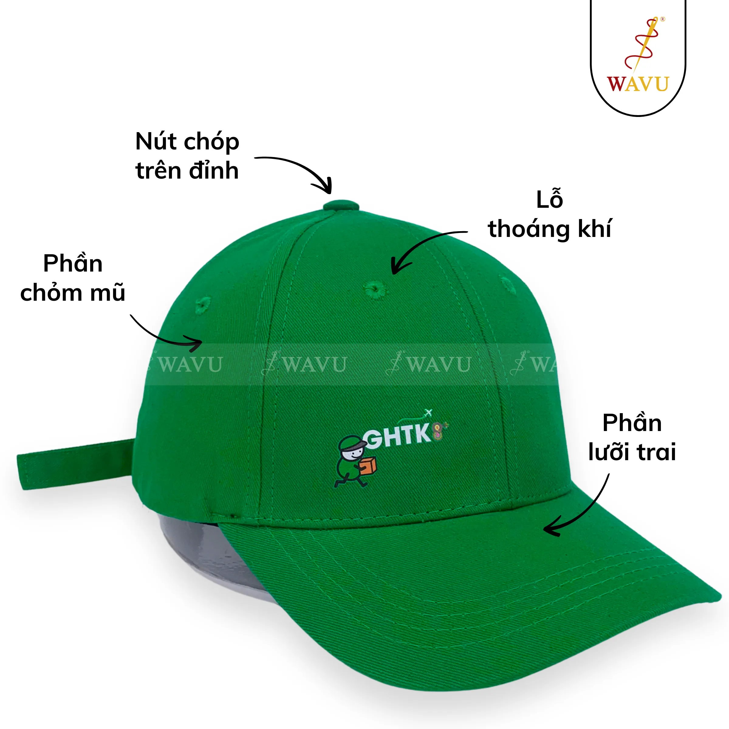 Cấu tạo mũ lưỡi trai