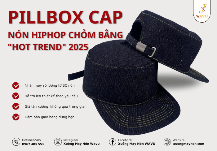 pillbox cap