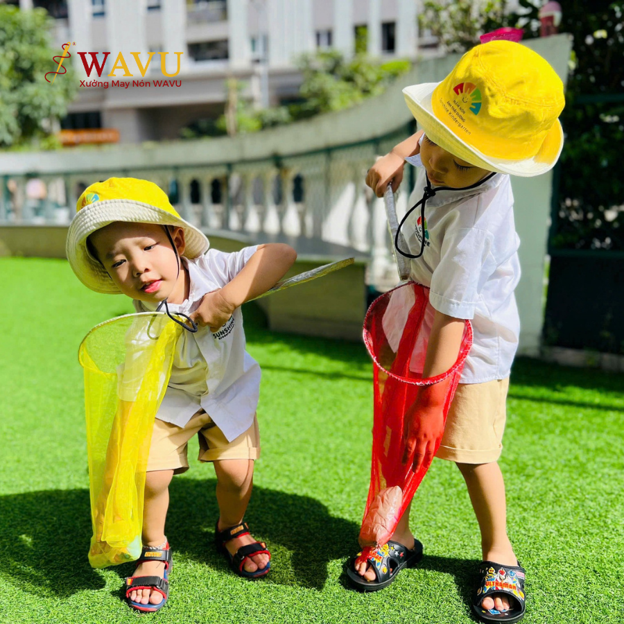 May nón đồng phục trường mầm non