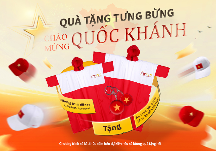 [Khuyến mãi] Quà tặng tưng bừng - Chào mừng Quốc Khánh