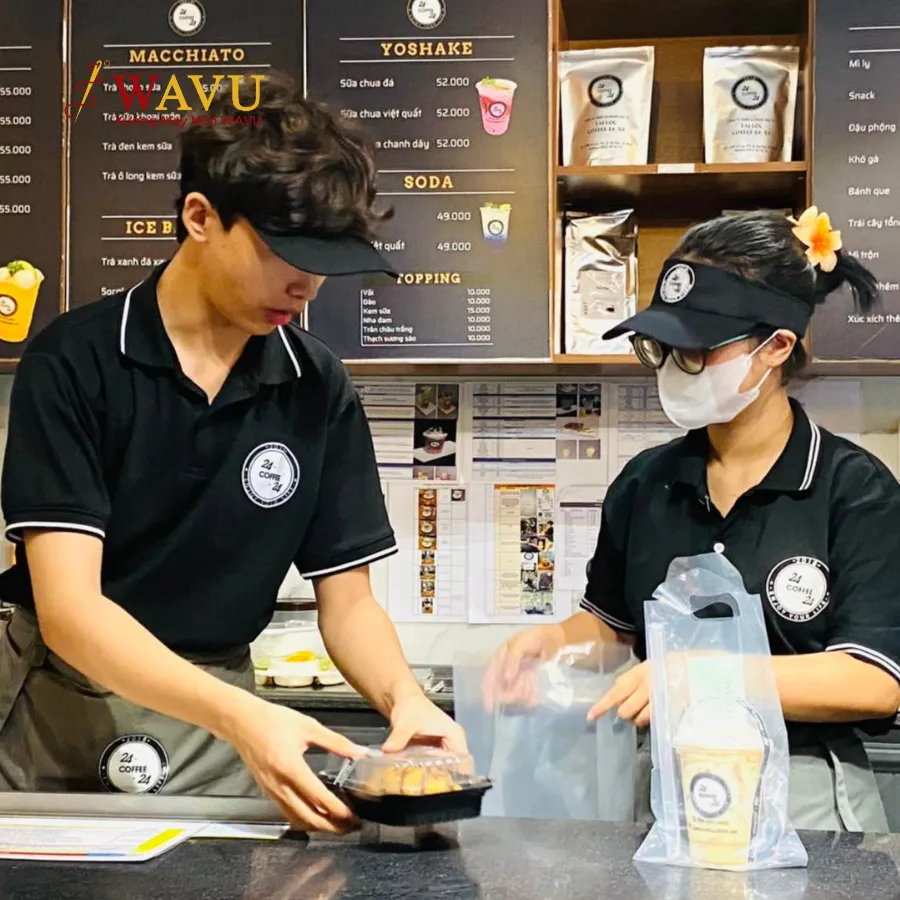 Mũ đồng phục nhân viên bán hàng