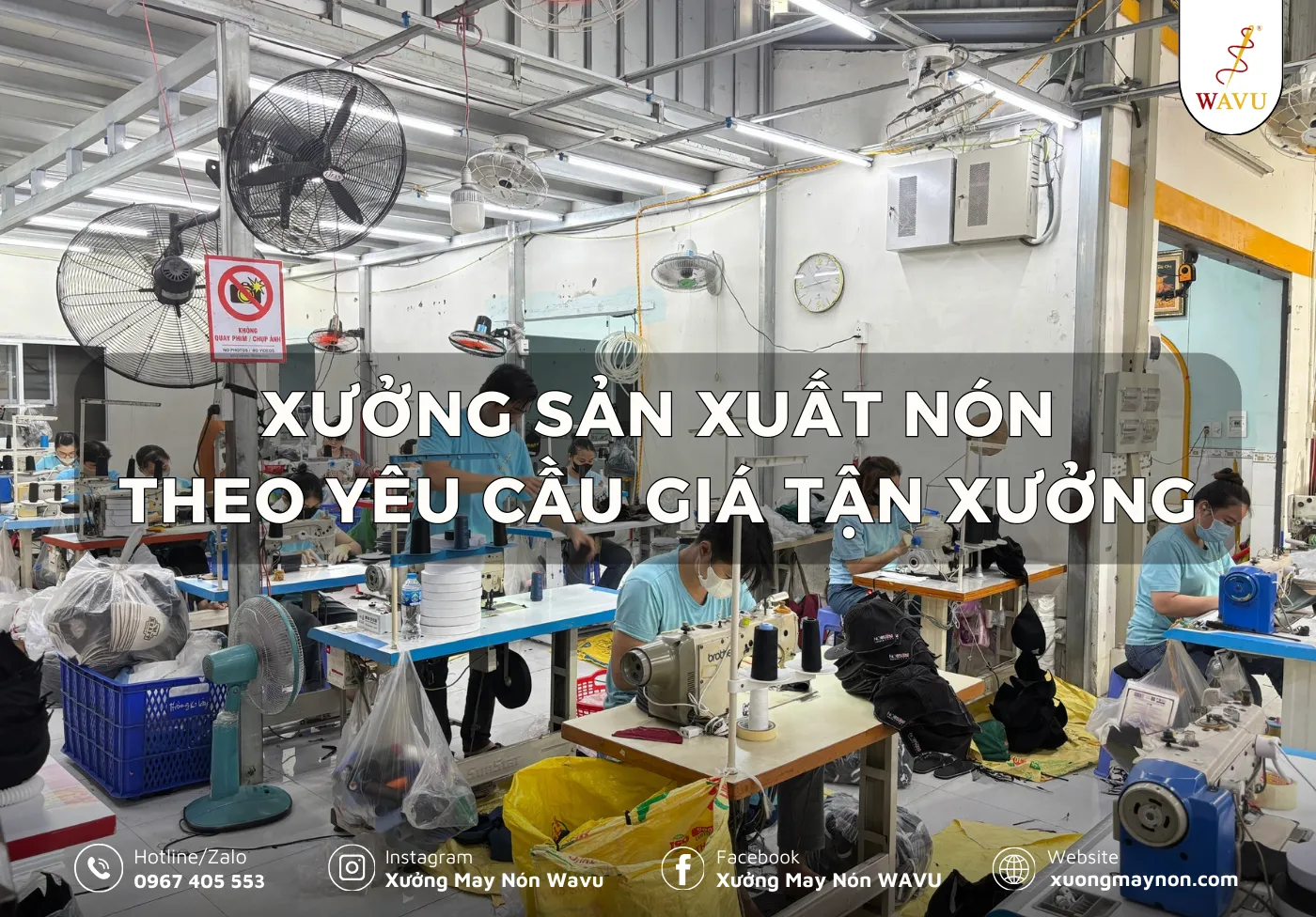 Xưởng sản xuất nón theo yêu cầu giá tận xưởng