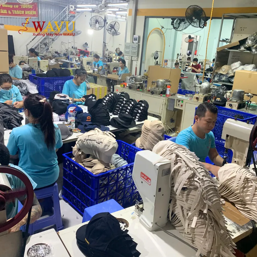 Cơ sở may nón Wavu