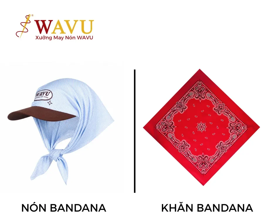 Phân biệt nón Bandana và khăn Bandana