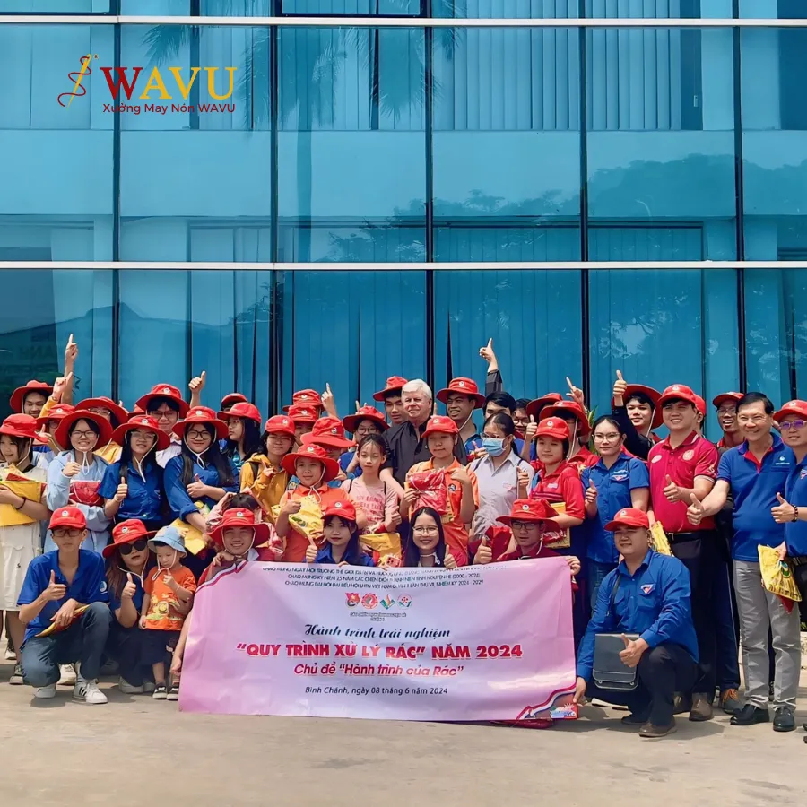 Xưởng may mũ tai bèo bảo hộ công nhân
