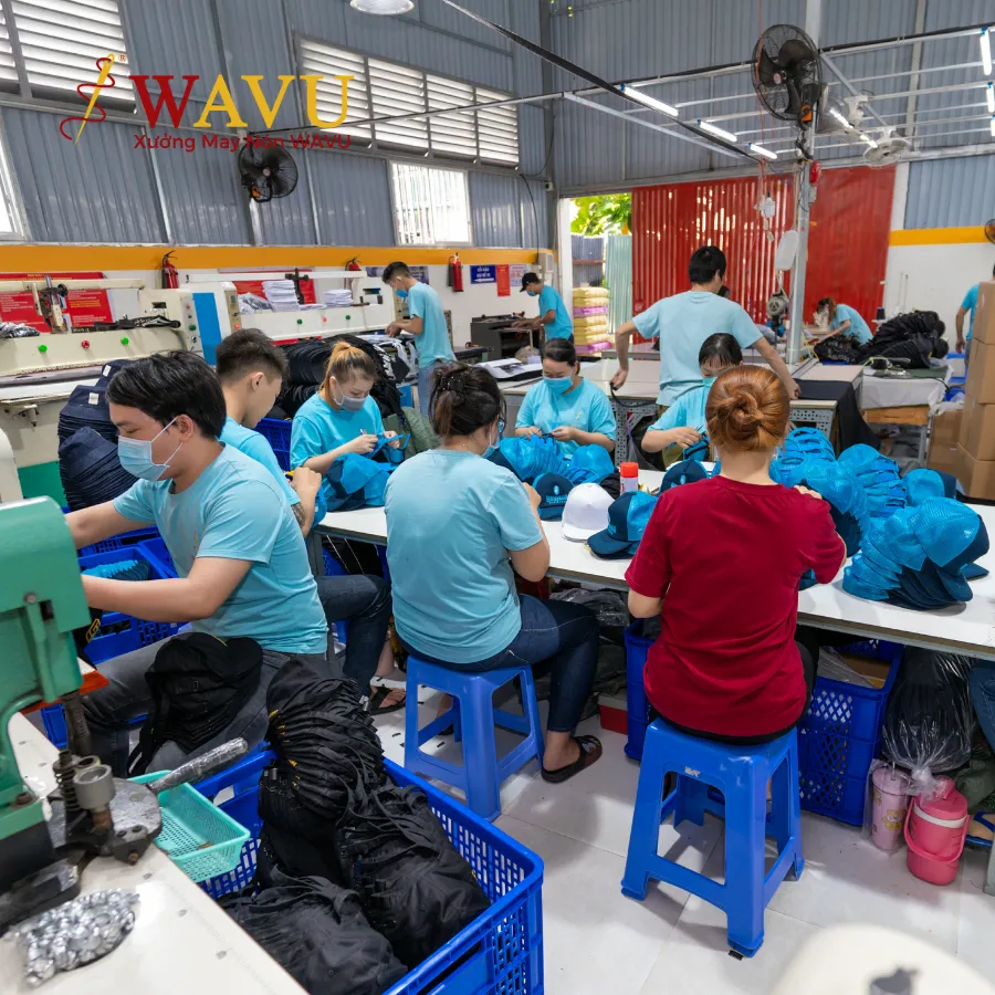 Xưởng may nón thời gian gấp tại TP.HCM